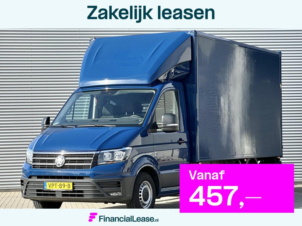 Volkswagen Crafter 35 2.0 TDI Highline Bakwagen met laadklep, Stof, Gebruikt, 4 cilinders, Origineel Nederlands