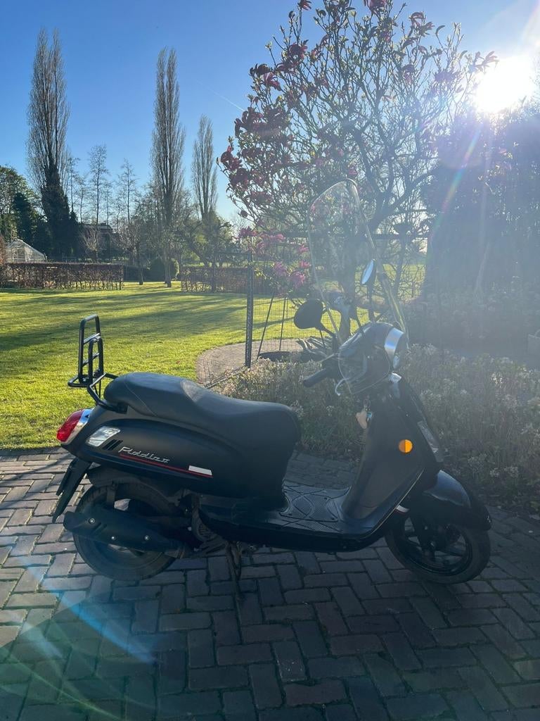 SYM Fiddle 2 scooter zwart 45km, Ophalen, Zo goed als nieuw, Benzine, Fiddle