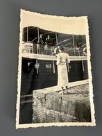 Foto Vlissingen 1938 met schip / stoomboot / rondvaartboot?, Verzenden, 1920 tot 1940, Zeeland