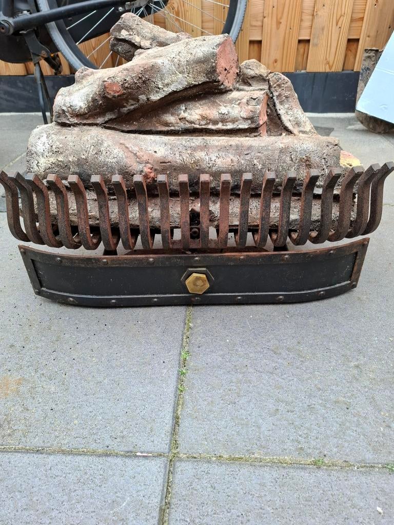 Te koop nostalgische uitziende haard, Ophalen, Gebruikt, Inbouwhaard, Gashaard