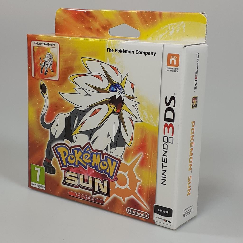 Nintendo 3DS - Pokémon Sun Fanversie, Verzenden, Zo goed als nieuw, Boosterbox