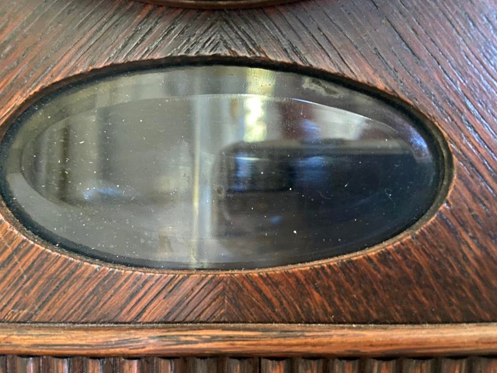 Eiken houten vintage klok, Ophalen of Verzenden