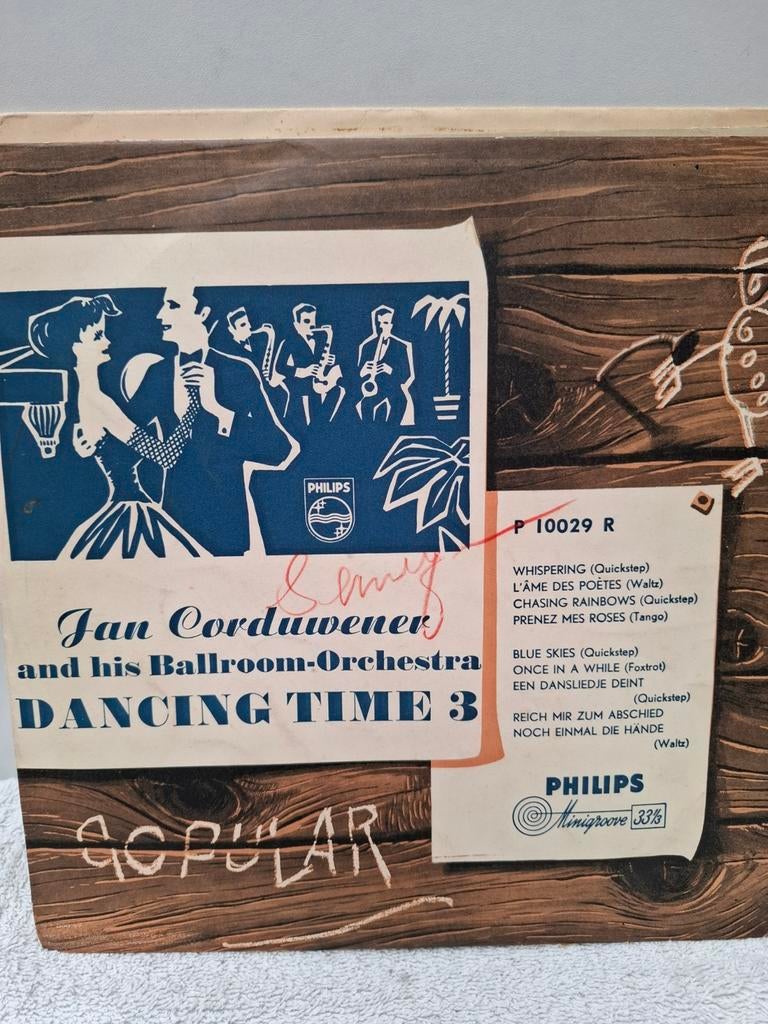 Jan Corduwener - Dancing Time 3 (Philips Minigroove LP), Verzenden