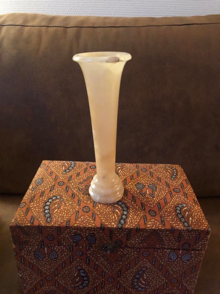 Elegante Onyx Vaas - Handgemaakt en Uniek, Ophalen of Verzenden