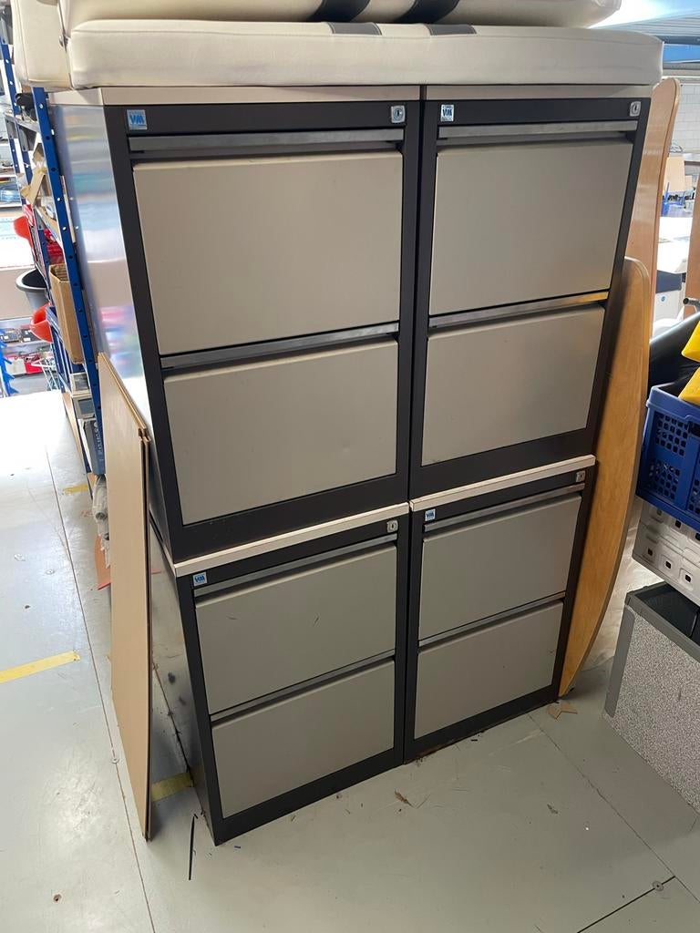 Dossier/ Archief lade hangmap kasten, Huis en Inrichting, Ophalen, Gebruikt, 100 tot 150 cm, Meerdere deuren