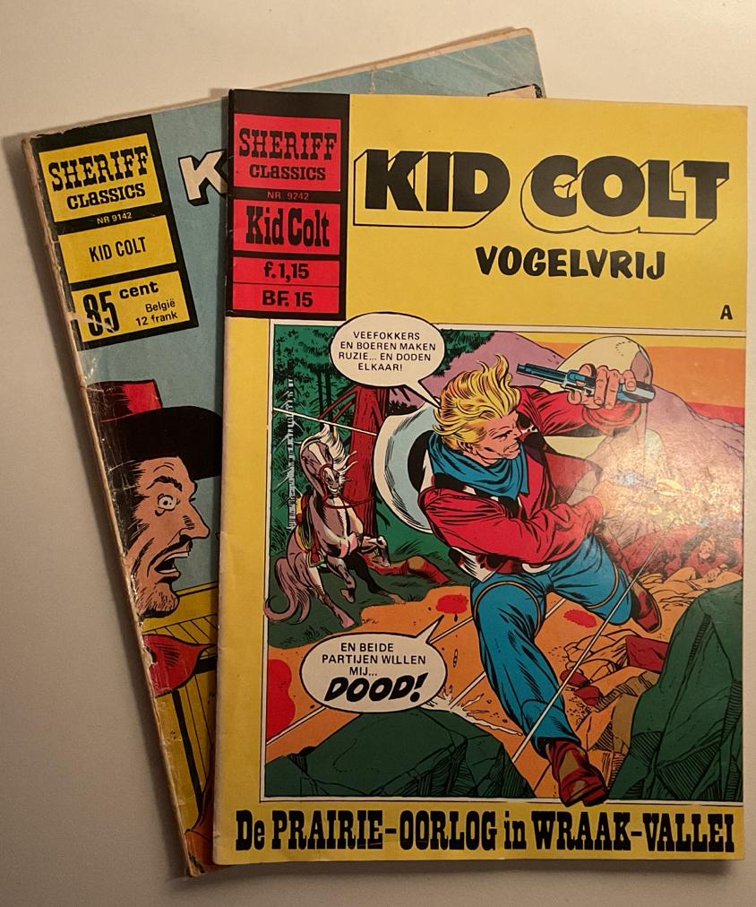 Sheriff Classics Kid Colt -  2 delen, Boeken, Meerdere stripboeken, Ophalen of Verzenden, Gelezen
