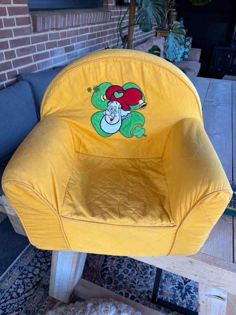 Gratis kinderstoeltje met kabouter opdruk, Ophalen, Gebruikt, Overige typen