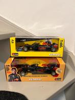2x Jumbo Red Bull Max Verstappen Formule 1 auto 1:24, Ophalen, Zo goed als nieuw, Auto, Bburago