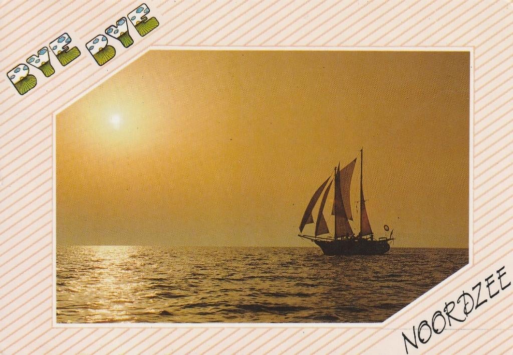 NOORDZEE Bye Bye, Verzamelen, Ansichtkaarten | Nederland, Gelopen, Zuid-Holland, 1980 tot heden, Verzenden