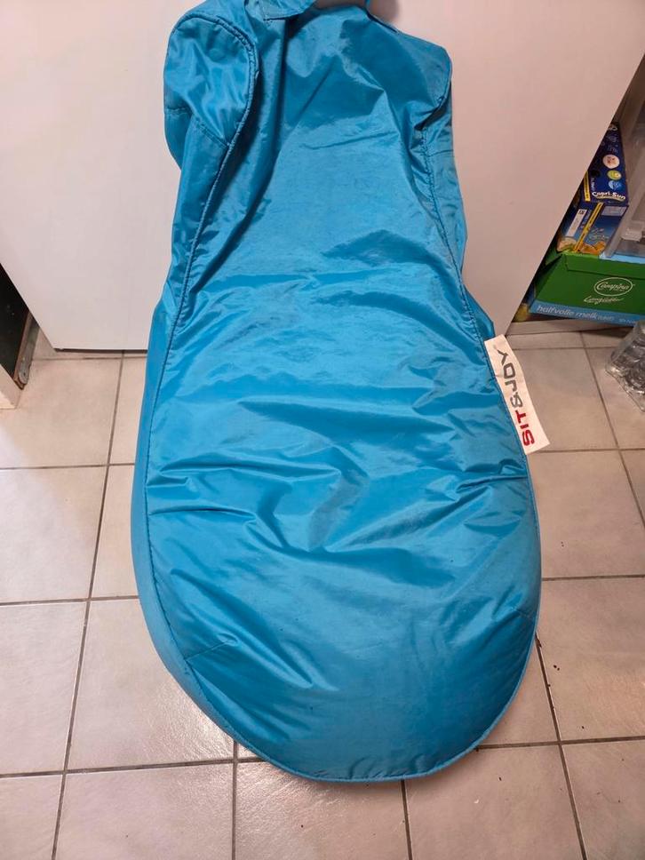 Zgan zitzak van Sit & Joy - Comfortabel en stijlvol, Huis en Inrichting, Zitzakken, Zo goed als nieuw, Zitzak, Blauw, Ophalen