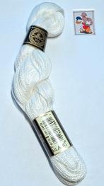 DMC perle 5, wit blanc 25m, Mulhouse, France, Nieuw, Ophalen of Verzenden, Borduurgaren of Zijde
