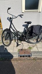 Omafiets met fietstas pomp en slot, 55 cm of meer, Ophalen of Verzenden, Zo goed als nieuw, Minder dan 10 versnellingen