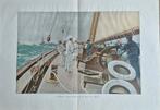 Antieke prent ca.1901 - Maritiem - W. Stower, Antiek en Kunst, Ophalen of Verzenden