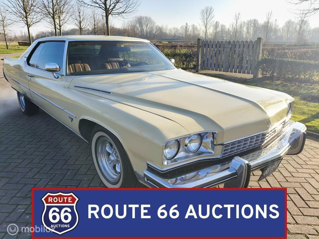 Buick Electra 225 Coupe | 1973 | Route 66 Auctions, Auto's, Oldtimers, Overige carrosserieën, Zwart, Bedrijf, Handgeschakeld