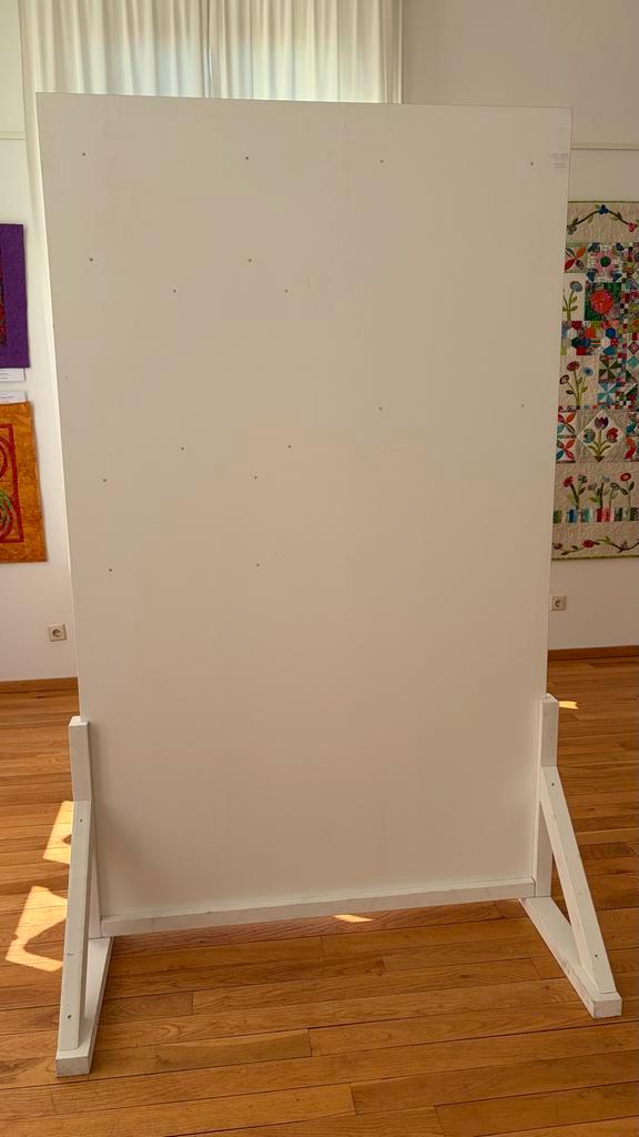 3 Witte Expositie Panelen met Steunen, Antiek en Kunst, Kunst | Overige Kunst, Ophalen of Verzenden