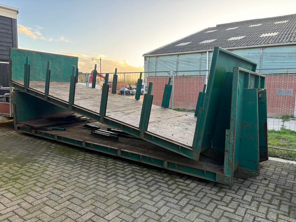 2018 Containerflat afzetbak flatbat haakarm, Ophalen, Overige merken