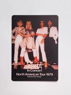 ABBA Concert tour 1979 reclamebord van metaal wandbord deco, Info@deconoord.nl, Deco Noord, Nieuw, Ophalen of Verzenden