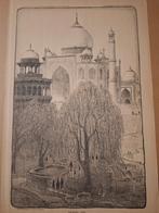 Lithografie Taj Mahal door W.O.J. Nieuwenkamp, Ophalen of Verzenden
