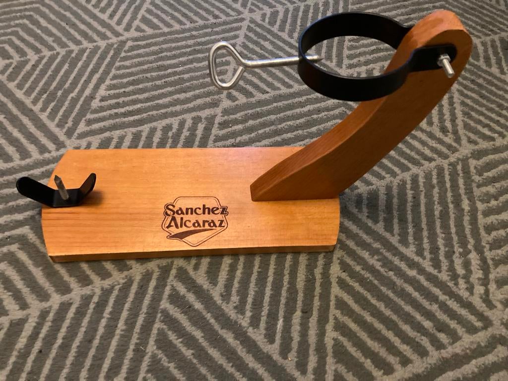 Houten Vleeshouder / Hamhouder - Sanchez Alcaraz, Huis en Inrichting, Keuken | Keukenbenodigdheden, Gebruikt, Overige typen, Overige merken