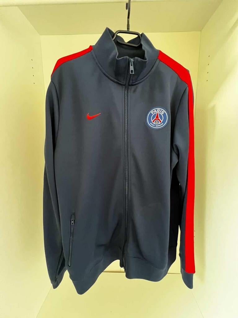 Nike PSG Trainingsjack – Maat XL, Kleding | Heren, Sportkleding, Blauw, Maat 56/58 (XL), Ophalen of Verzenden, Zo goed als nieuw