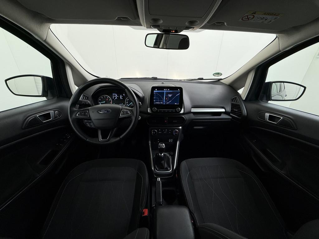 Ford EcoSport 1.0T 126PK Airco Navi Apple Carplay Android Au, Auto's, Ford, Voorwielaandrijving, Stof, Gebruikt, Ecosport