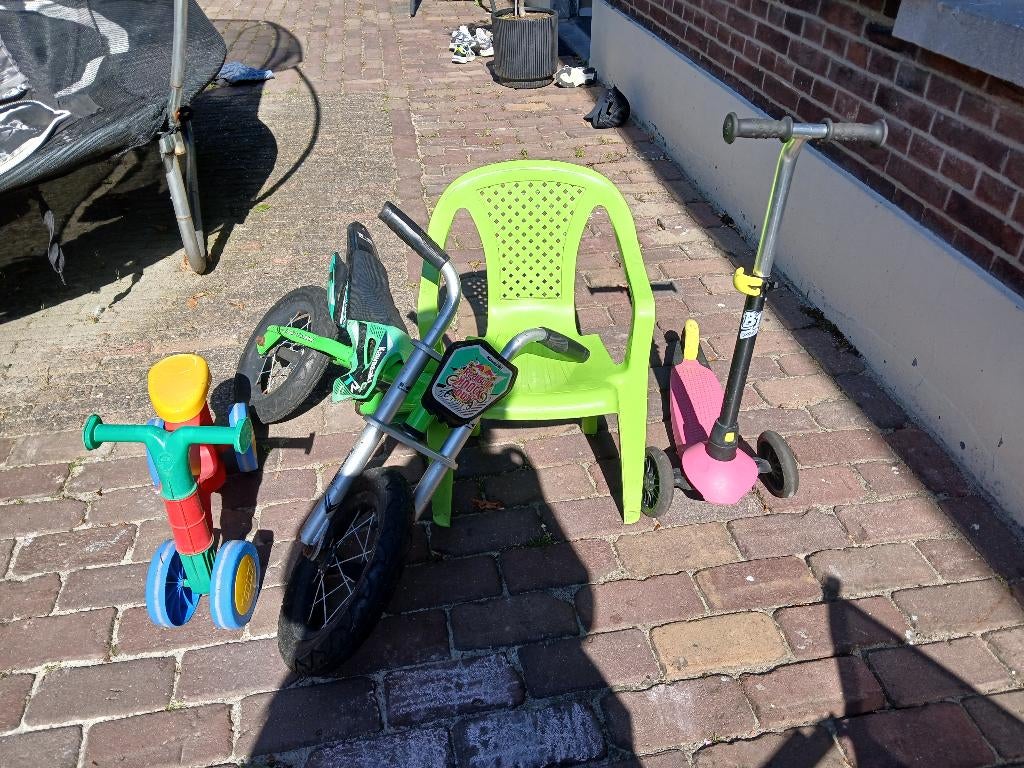 Buitenspeelgoed, Ophalen, Gebruikt