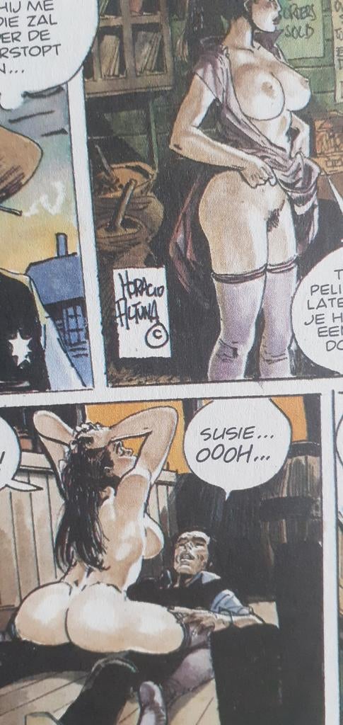 Horacio Altuna Playboy Wild Westen Strip, Eén stripboek, Ophalen of Verzenden, Zo goed als nieuw, Horacio Altuna