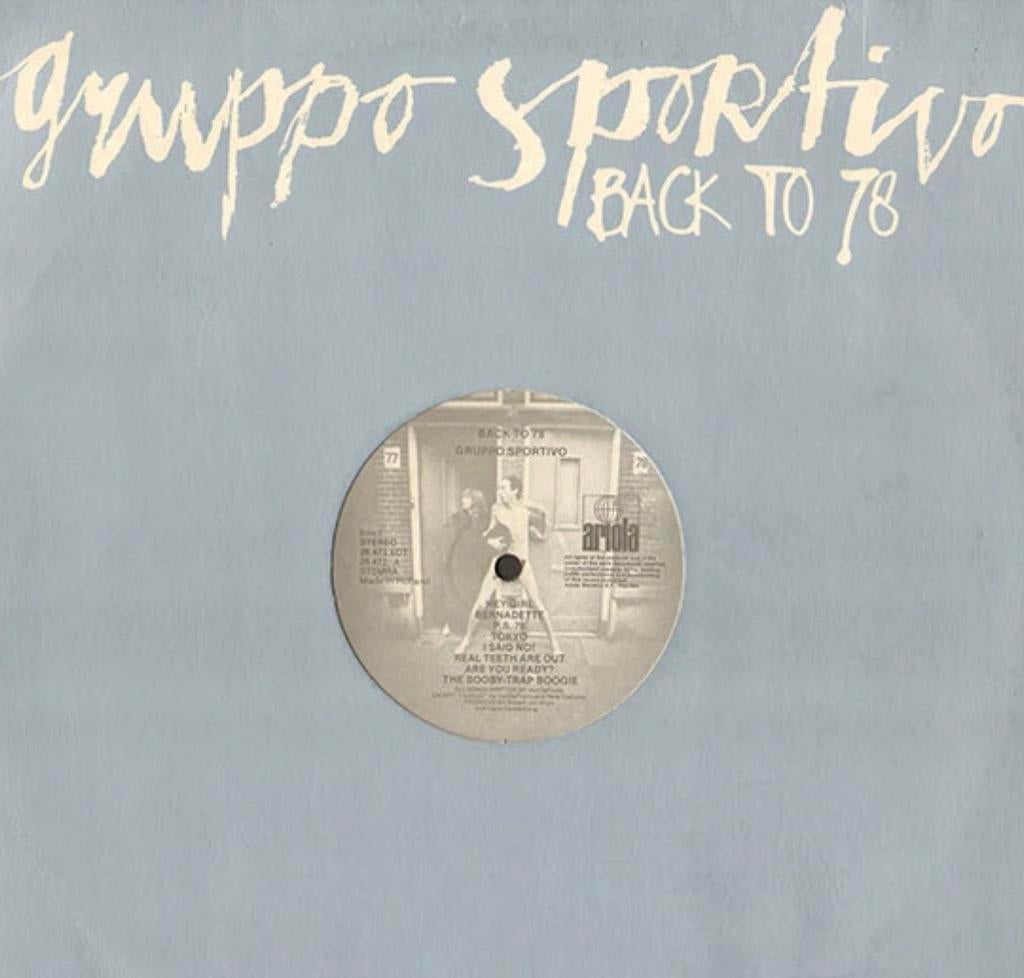 Gruppo Sportivo - Back to '78  lp, Cd's en Dvd's, Vinyl | Pop, Ophalen, Zo goed als nieuw, 10 inch