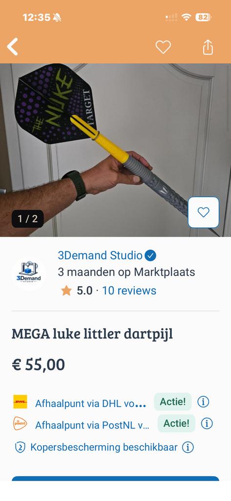 3Demand dartpijlen, Sport en Fitness, Darts, Ophalen, Gebruikt, Pijlen