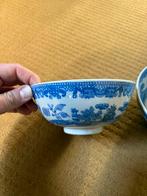 3 royal blue kommen 15,5cm blue willow, Antiek en Kunst, Antiek | Servies los, Ophalen