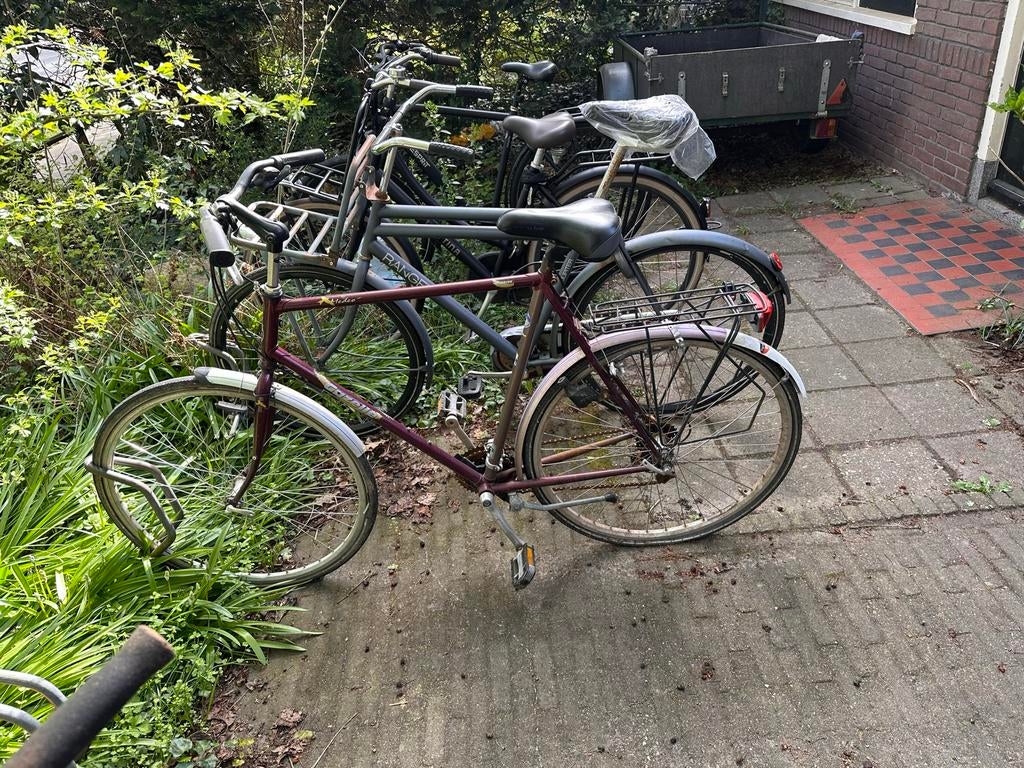 Twee herenfietsen, Fietsen en Brommers, Fietsen | Dames | Damesfietsen, Ophalen, Gebruikt, Gazelle