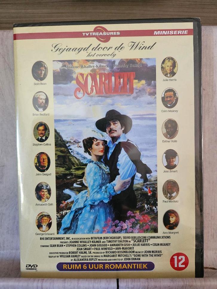 SCARLETT (1994) o.a. Timothy Dalton - 2-Dvd NIEUW in seal, Cd's en Dvd's, Dvd's | Drama, Nieuw in verpakking, Drama, Vanaf 12 jaar