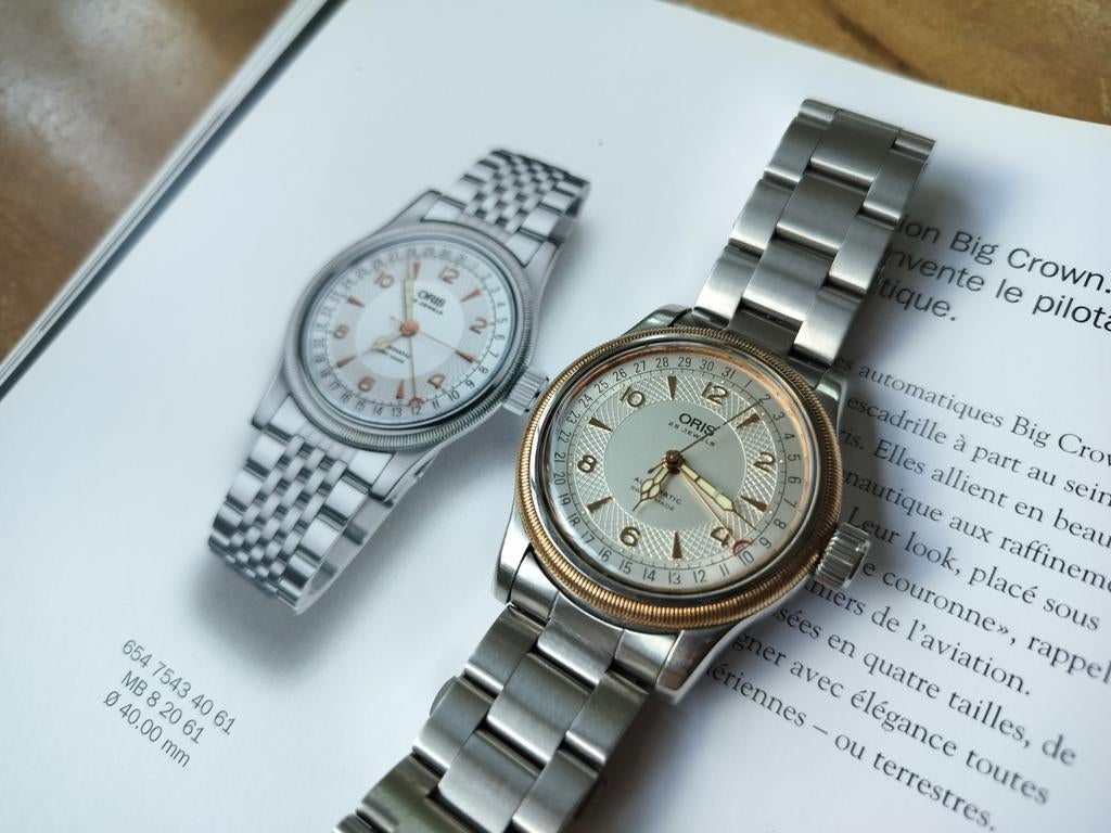 Oris Big Crown Pointer Date Automatic Horloge - Prachtig!, Overige merken, Gebruikt, Zwart, Ophalen of Verzenden