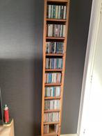 Cd’s plus cd rek, Ophalen, Zo goed als nieuw, Hout, Cd's