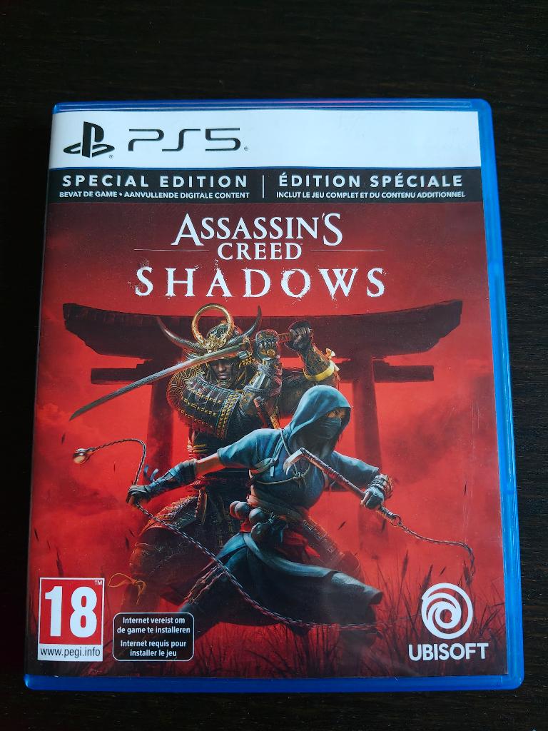 Assassin's Creed Shadows, Spelcomputers en Games, Games | Sony PlayStation 5, Vanaf 18 jaar, 1 speler, Zo goed als nieuw, Ophalen