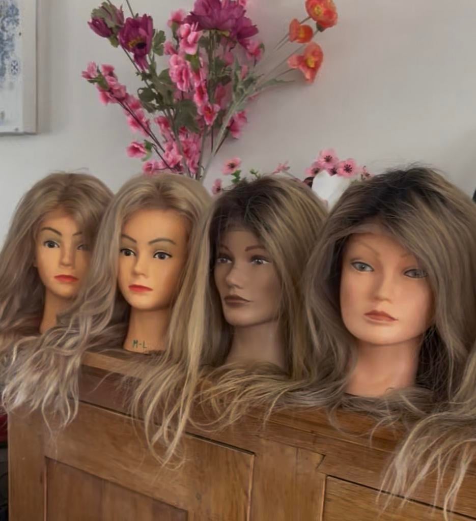 Pruiken, haarwerken, human hair, nieuw, lace, echt haar, Ophalen of Verzenden, Nieuw, Pruik of Haarverlenging