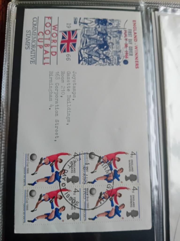 1966 geadresseerde fdc England Winners, Postzegels en Munten, Postzegels | Eerstedagenveloppen, Ophalen of Verzenden, Nederland