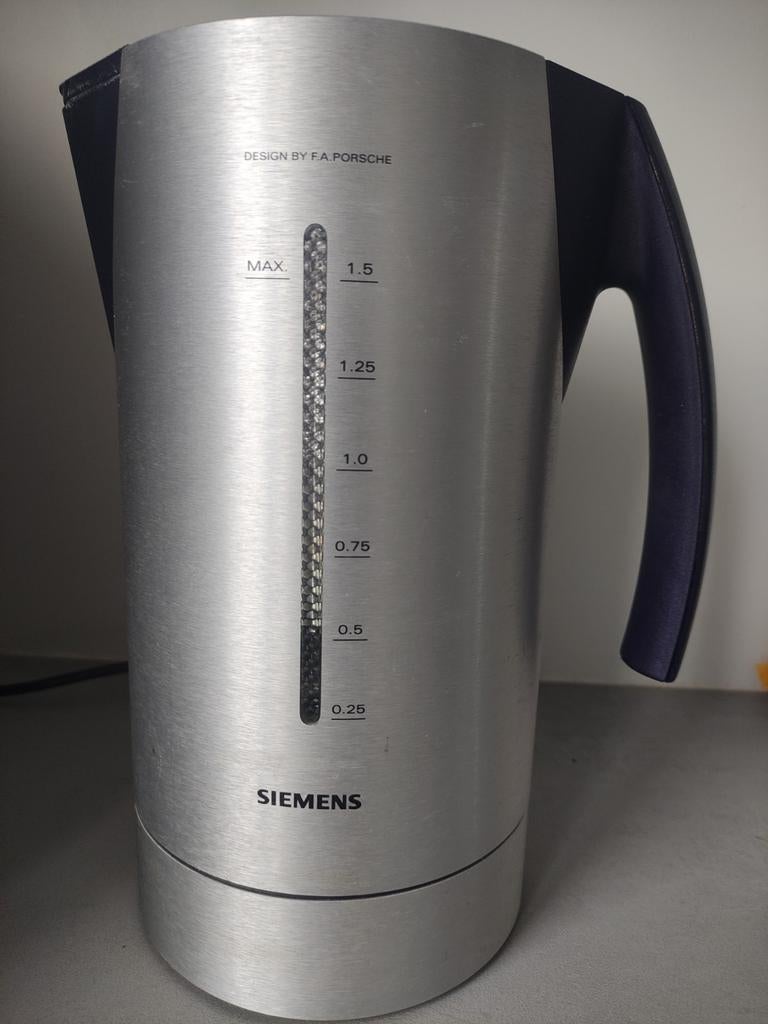 Siemens waterkoker (design Porsche), Witgoed en Apparatuur, 1 tot 2 liter, Ophalen, Gebruikt