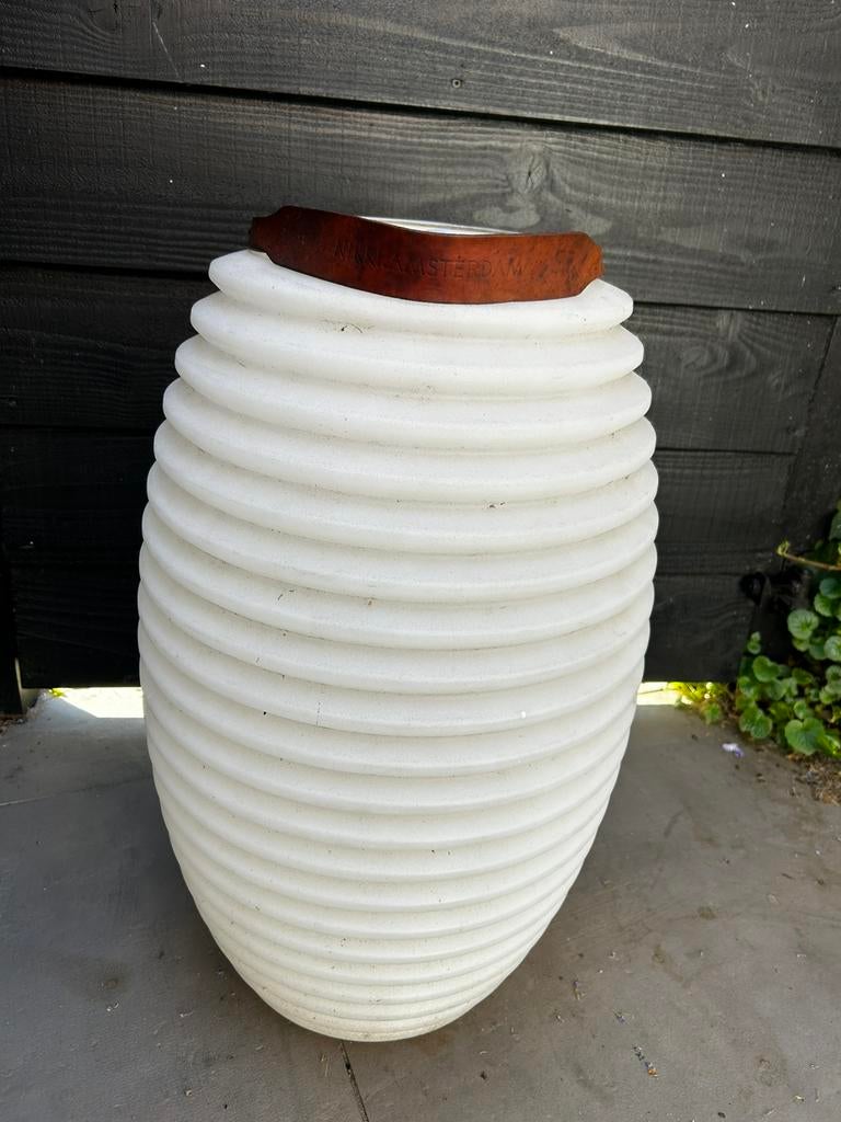 Nikki Amsterdam LED lamp, Bluetooth speaker en wijnkoeler, Tuin en Terras, Ophalen, Kunststof, Gebruikt, Minder dan 50 watt