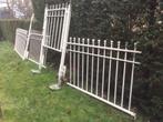 Sierlijk hekwerk gegalvaniseerd en gespoten kleur wit, Ophalen, Zo goed als nieuw, IJzer
