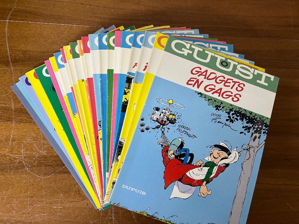 Guust serie 0 t/m 20 compleet en erg mooi., Complete serie of reeks, Ophalen of Verzenden, Zo goed als nieuw