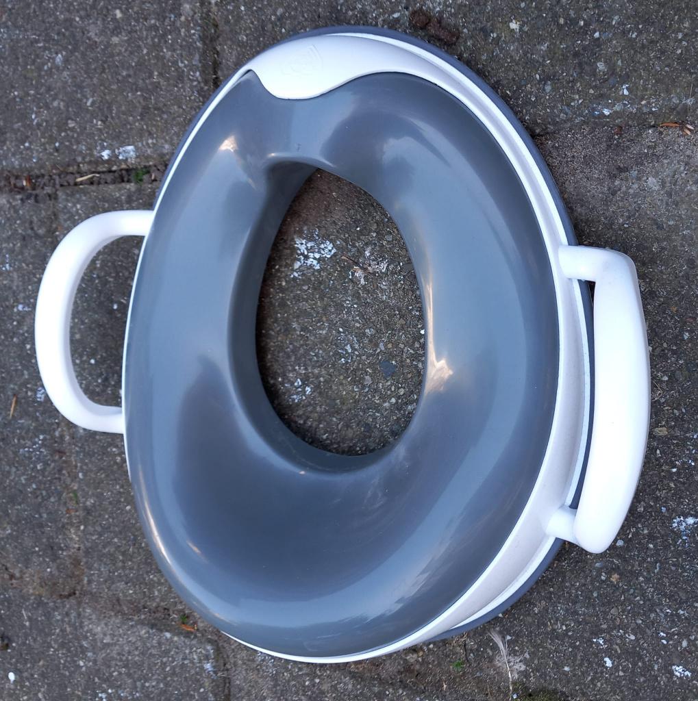 Wit/grijze wc-bril verkleiner - Merk: Prince Lionheart, Ophalen, Zo goed als nieuw