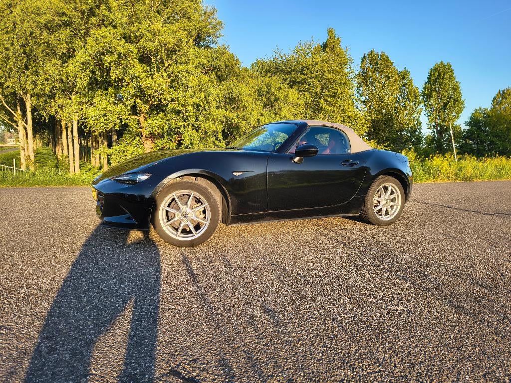 Mazda MX5 ND Ginzan|NAP|1.5 Skyactiv|HKS Legamax Premium, Auto's, Achterwielaandrijving, 40 €/maand, 4 cilinders, Cabriolet