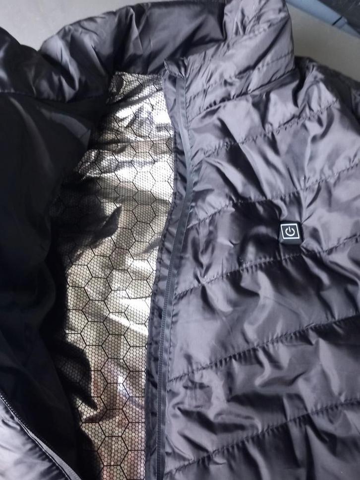 Verwarmde jas - Maat M- Hesje met 3 zakken, Kleding | Heren, Jassen | Winter, Zo goed als nieuw, Maat 48/50 (M), Zwart, Ophalen of Verzenden