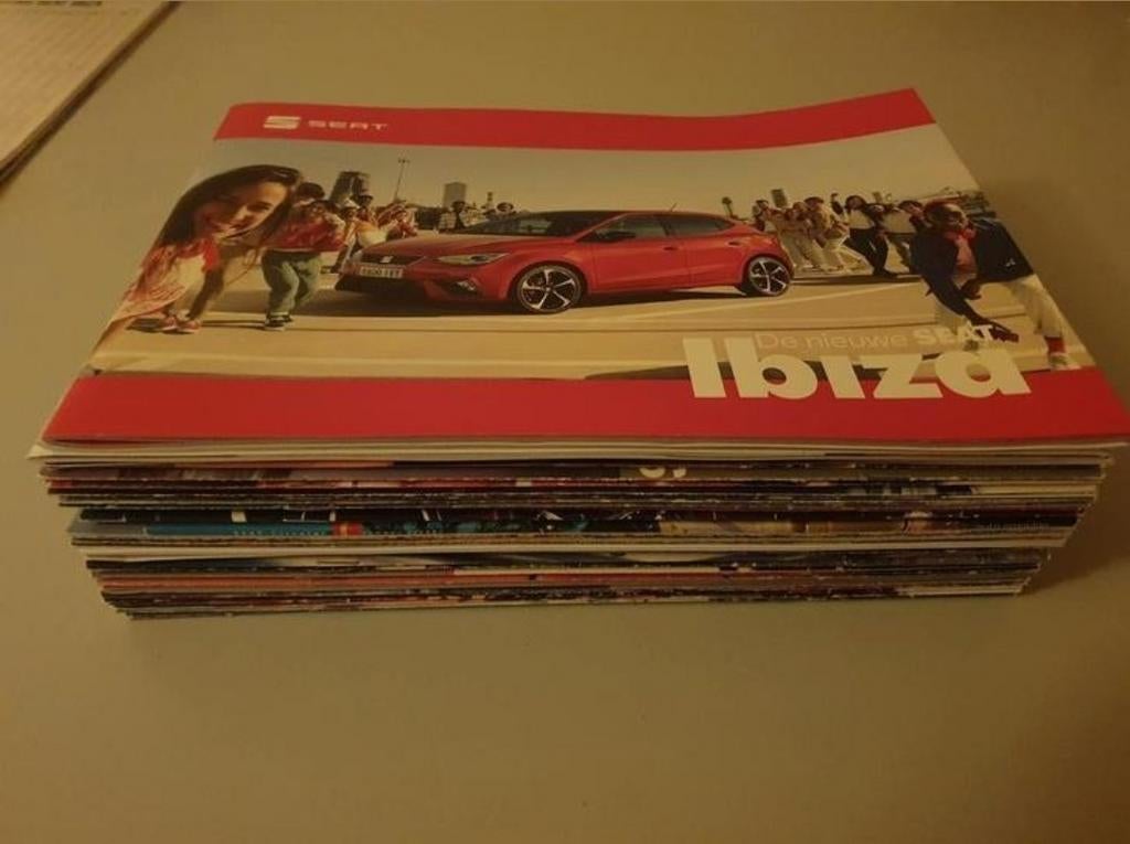 Partij Seat brochures folders, prijslijsten, LEES!!!, Ophalen of Verzenden, Zo goed als nieuw, Overige merken