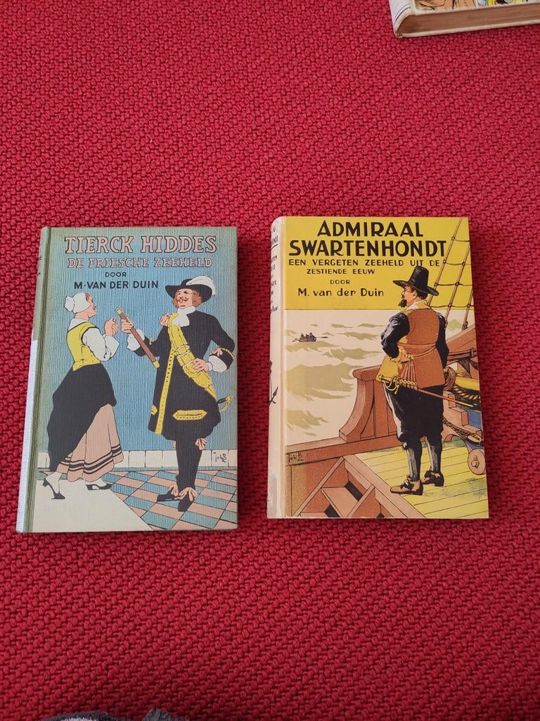 Twee oude boeken van M. van der Duin, Ophalen of Verzenden, Gelezen
