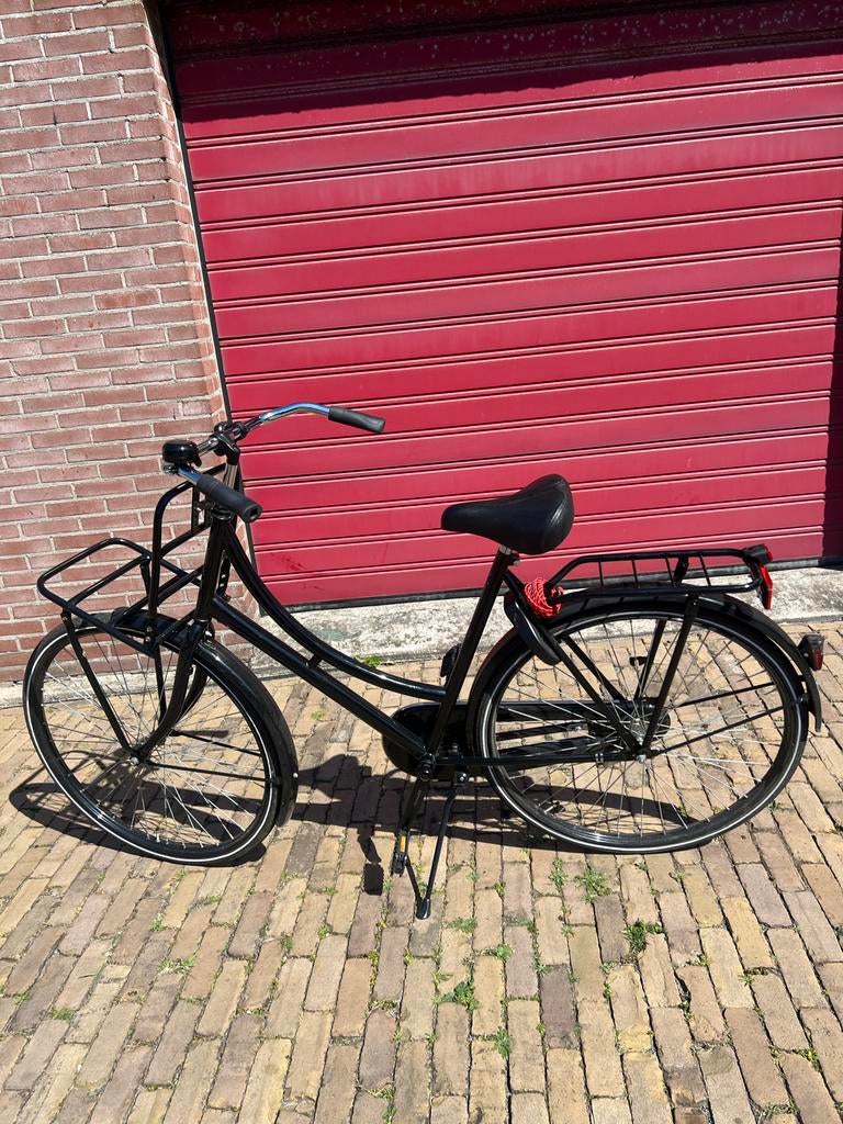 Zwarte Omafiets – Nette Staat | €120, Fietsen en Brommers, Fietsen | Dames | Omafietsen, 56 cm of meer, Ophalen of Verzenden, Gebruikt