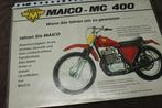 Maico MC 400 cross enduro motorfiets verkoop folder, Motoren, Ophalen of Verzenden, Overige merken