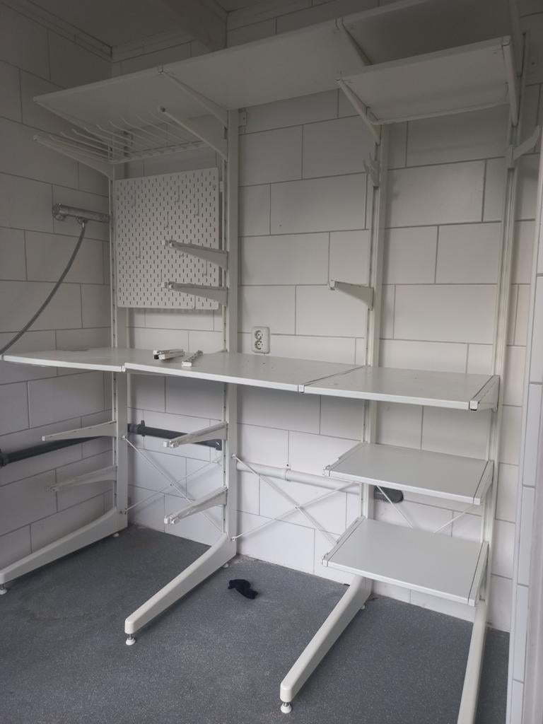 IKEA ALGOT wandrek opbergsysteem, Ophalen, Gebruikt