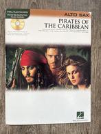 Muziekboek Pirates of the Caribbean voor alt saxofoon, Muziek en Instrumenten, Bladmuziek, Ophalen, Gebruikt, Filmmuziek en Soundtracks